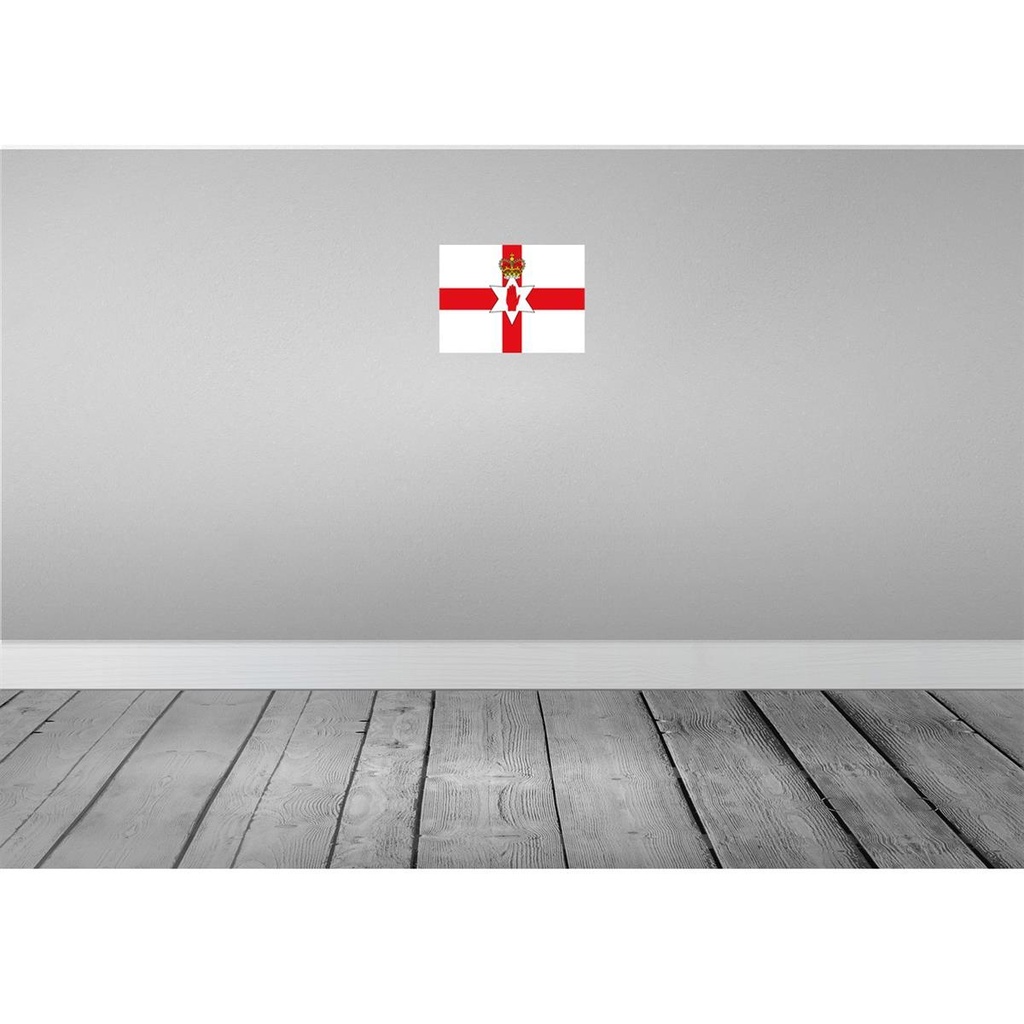 [LA-115430-H] Holzschild 20x30 cm Nordirland Northern Ireland Flagge Fahne Wappen Bild 2