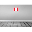 [LA-115439-H] Holzschild 20x30 cm Perus Peru Flagge Fahne Wappen Bild 2