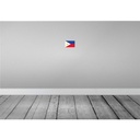 [LA-115440-1812] Blechschild 12x18 cm Philippinen Philippines Flagge Fahne Wappen Bild 2