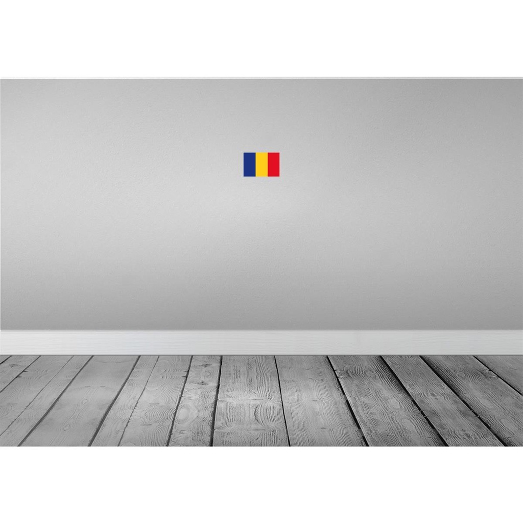 [LA-115445-1812] Blechschild 12x18 cm Rumäniens Romania Flagge Fahne Wappen Bild 2