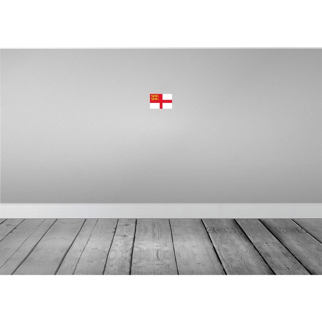 [LA-115454-1812-H] Holzschild 12x18 cm Sark Flagge Fahne Wappen Bild 2