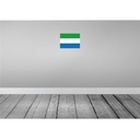 [LA-115460-H] Holzschild 20x30 cm Sierra Leones Leone Flagge Abenteuer Reisen Bild 2