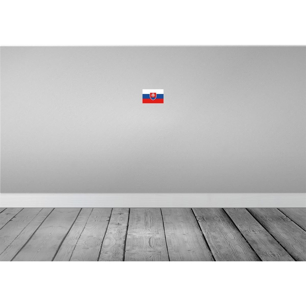 [LA-115462-1812] Blechschild 12x18 cm Slowakei Slovakia Flagge Fahne Wappen Bild 2