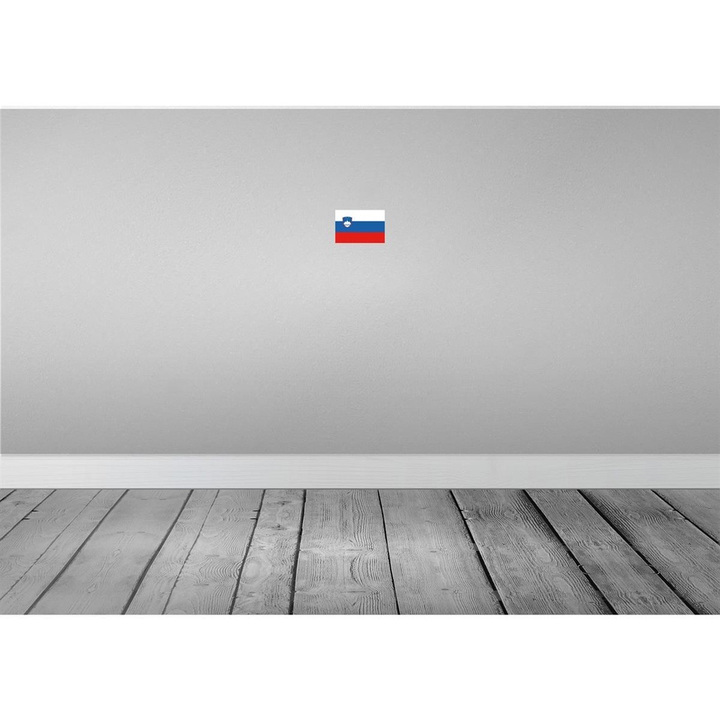 [LA-115463-1812] Blechschild 12x18 cm Sloweniens Slovenia Flagge Fahne Wappen Bild 2