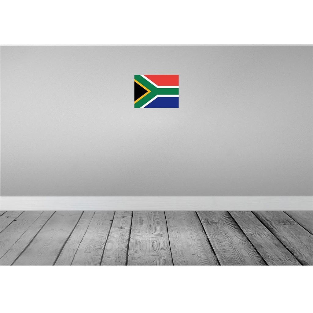 [LA-115466-H] Holzschild 20x30 cm Südafrikas South Africa Flagge Fahne Wappen Bild 2
