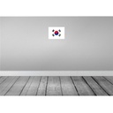 [LA-115467-2030] Blechschild 20x30 cm Südkoreas South Korea Flagge Fahne Wappen Bild 2