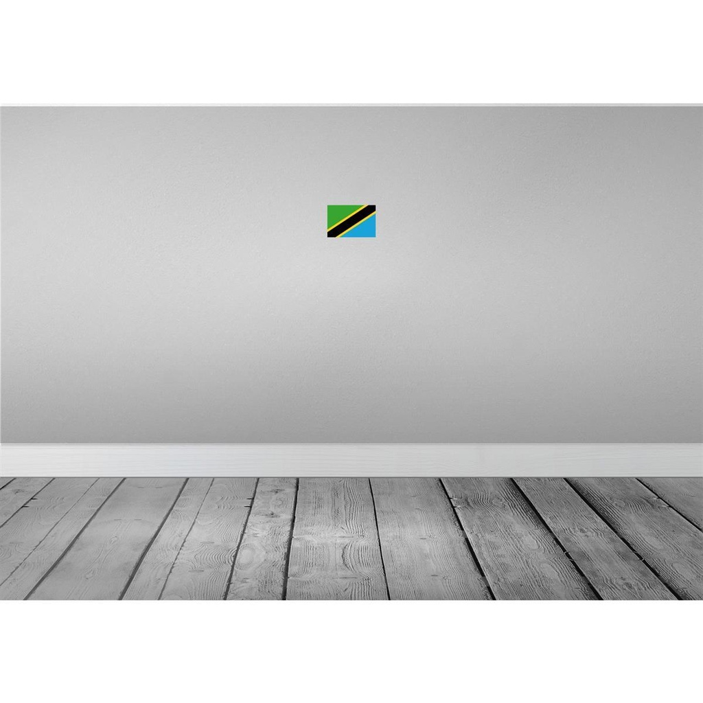 [LA-115478-1812] Blechschild 12x18 cm Tansanias Tanzania Flagge Fahne Wappen Bild 2