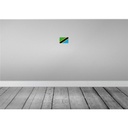 [LA-115478-1812] Blechschild 12x18 cm Tansanias Tanzania Flagge Fahne Wappen Bild 2