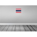 [LA-115479-2030] Blechschild 20x30 cm Thailands Thailand Flagge Fahne Wappen Bild 2