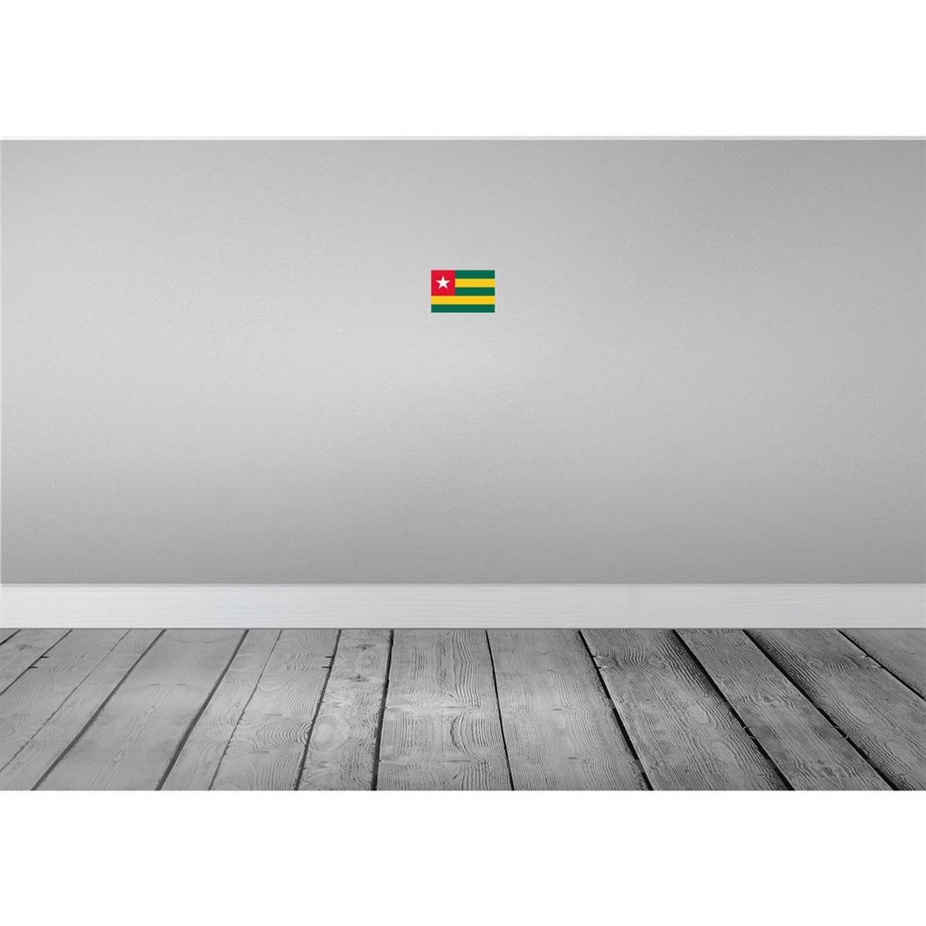[LA-115482-1812] Blechschild 12x18 cm Togos Togo Flagge Fahne Wappen Bild 2