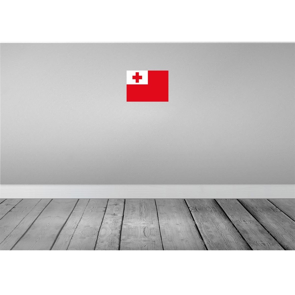 [LA-115484-H] Holzschild 20x30 cm Tongas Tonga Flagge Fahne Wappen Bild 2