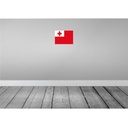 [LA-115484-H] Holzschild 20x30 cm Tongas Tonga Flagge Fahne Wappen Bild 2