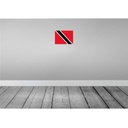 [LA-115485-2030] Blechschild 20x30 cm Trinidad und Tobagos Falg Flagge Fahne Wappen Bild 2