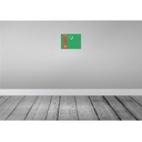 [LA-115488-H] Holzschild 20x30 cm Turkmenistans Turkmenistan Flagge Fahne Wappen Bild 2