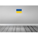 [LA-115491-2030] Blechschild 20x30 cm Ukraine Flagge Fahne Wappen Bild 2
