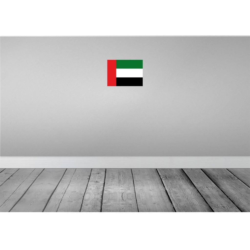[LA-115492-H] Holzschild 20x30 cm Vereinigten Arabischen Emirate Flagge Fahne Wappen Bild 2