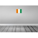 [LA-115504-H] Holzschild 20x30 cm Elfenbeinküste Ivory Coast Flagge Fahne Wappen Bild 2