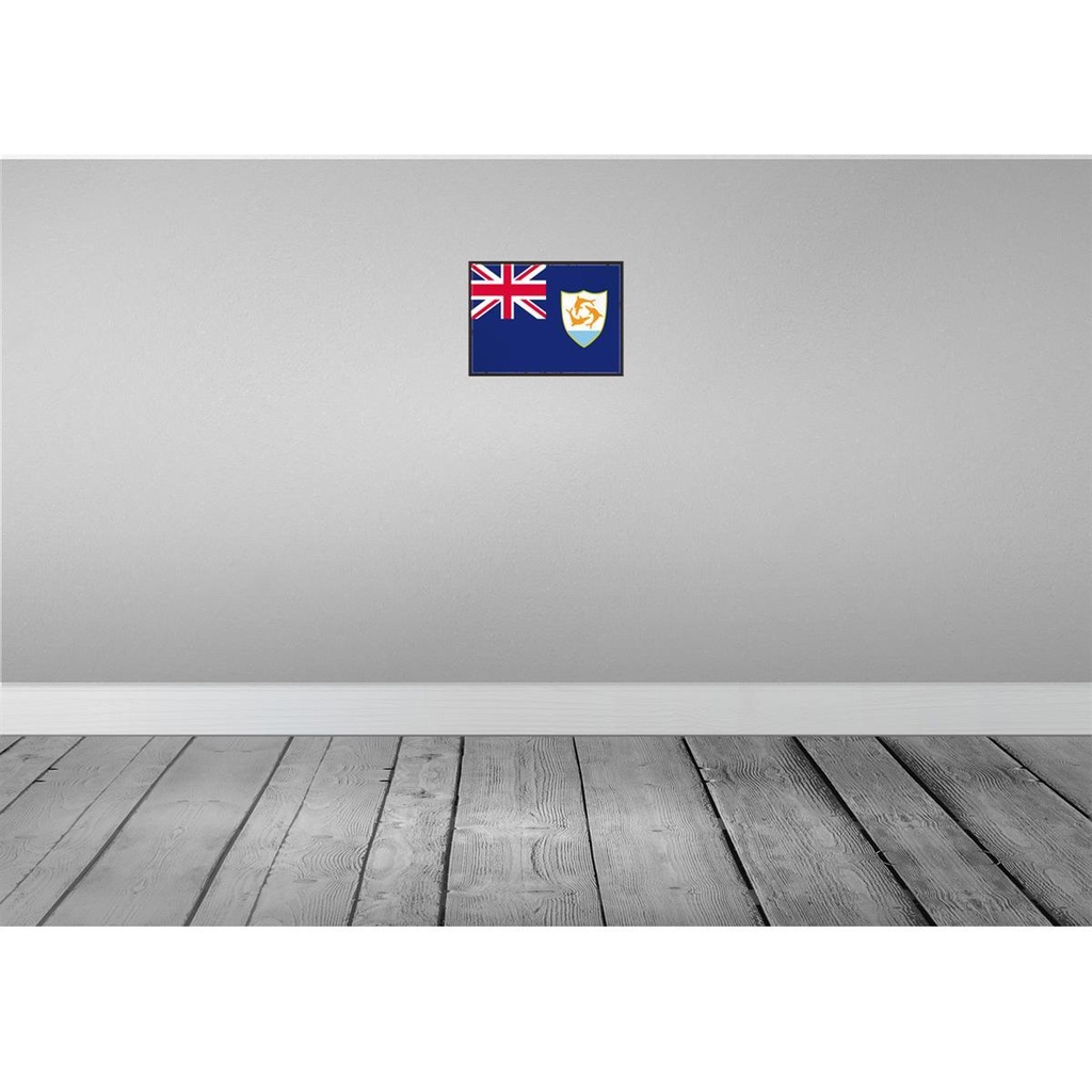 [LA-115514-2030] Blechschild 20x30 cm Anguillas Anguilla Flagge Fahne Wappen Bild 2