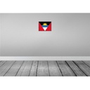 [LA-115515-2030] Blechschild 20x30 cm Antigua und Barbuda Flagge Fahne Wappen Bild 2