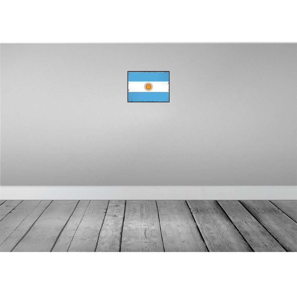 [LA-115516-2030] Blechschild 20x30 cm Argentinien Argentina Flagge Fahne Wappen Bild 2