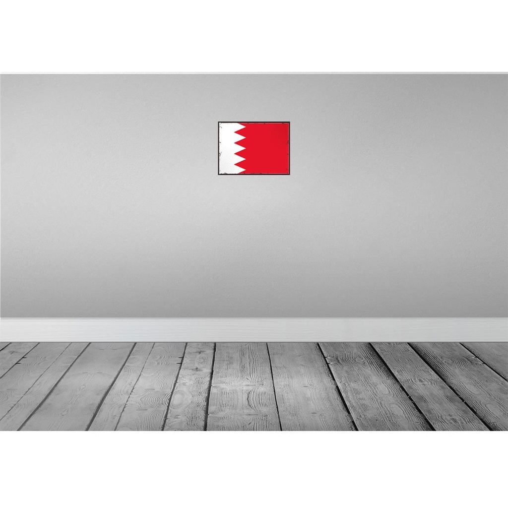 [LA-115521-2030] Blechschild 20x30 cm Bahrains Bahrain Flagge Fahne Wappen Bild 2