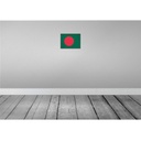 [LA-115522-2030] Blechschild 20x30 cm Bangladesch Bangladesh Flagge Fahne Wappen Bild 2