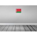 [LA-115524-2030] Blechschild 20x30 cm Weißrussland Belarus Flagge Fahne Wappen Bild 2