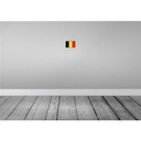 [LA-115525-1812] Blechschild 12x18 cm Belgiens Belgium Flagge Fahne Wappen Bild 2
