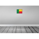 [LA-115527-2030] Blechschild 20x30 cm Benins Benin Flagge Fahne Wappen Bild 2