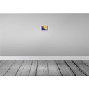 [LA-115531-1812-H] Holzschild 12x18 cm Bosnien und Herzegowina Flagge Fahne Wappen Bild 2