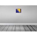 [LA-115531-H] Holzschild 20x30 cm Bosnien und Herzegowina Flagge Fahne Wappen Bild 2