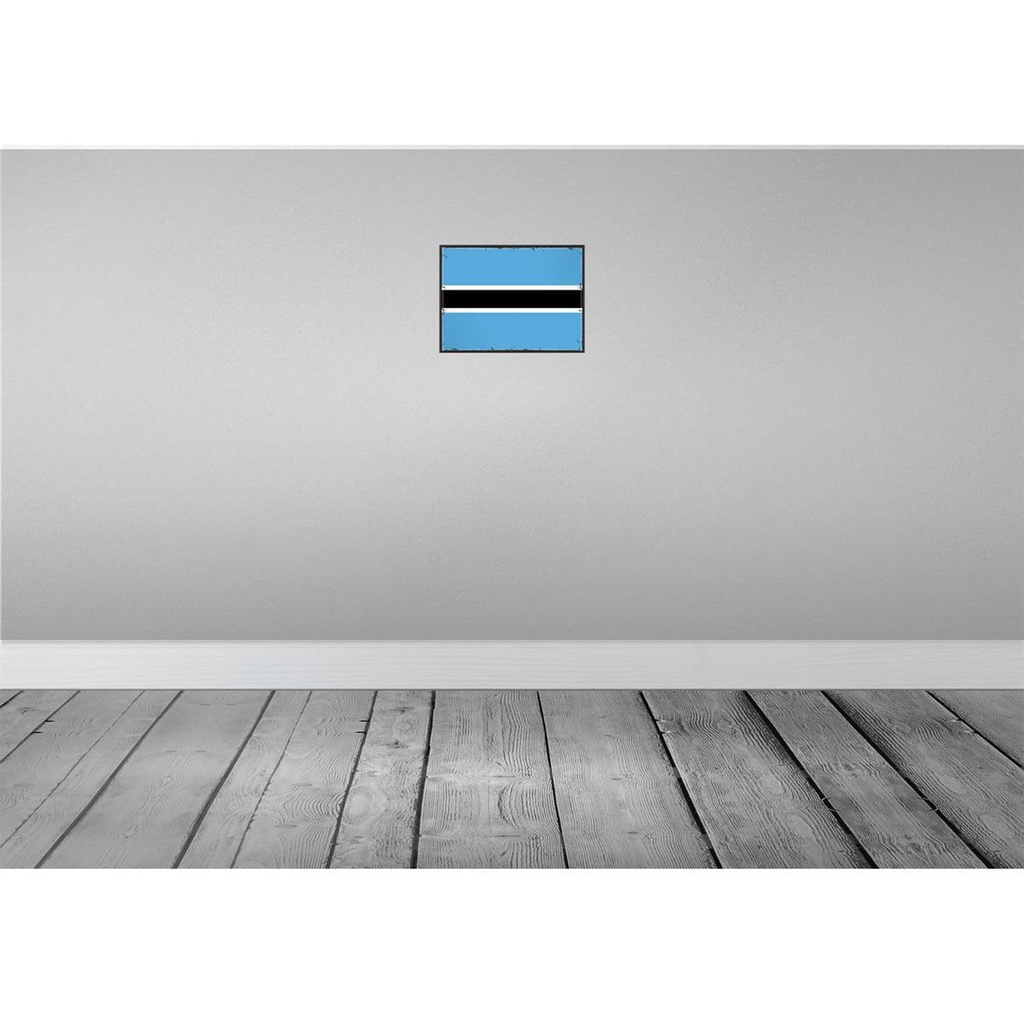 [LA-115532-H] Holzschild 20x30 cm Botswanas Botswana Flagge Fahne Wappen Bild 2