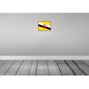 [LA-115535-H] Holzschild 20x30 cm Bruneis Brunei Flagge Fahne Wappen Bild 2