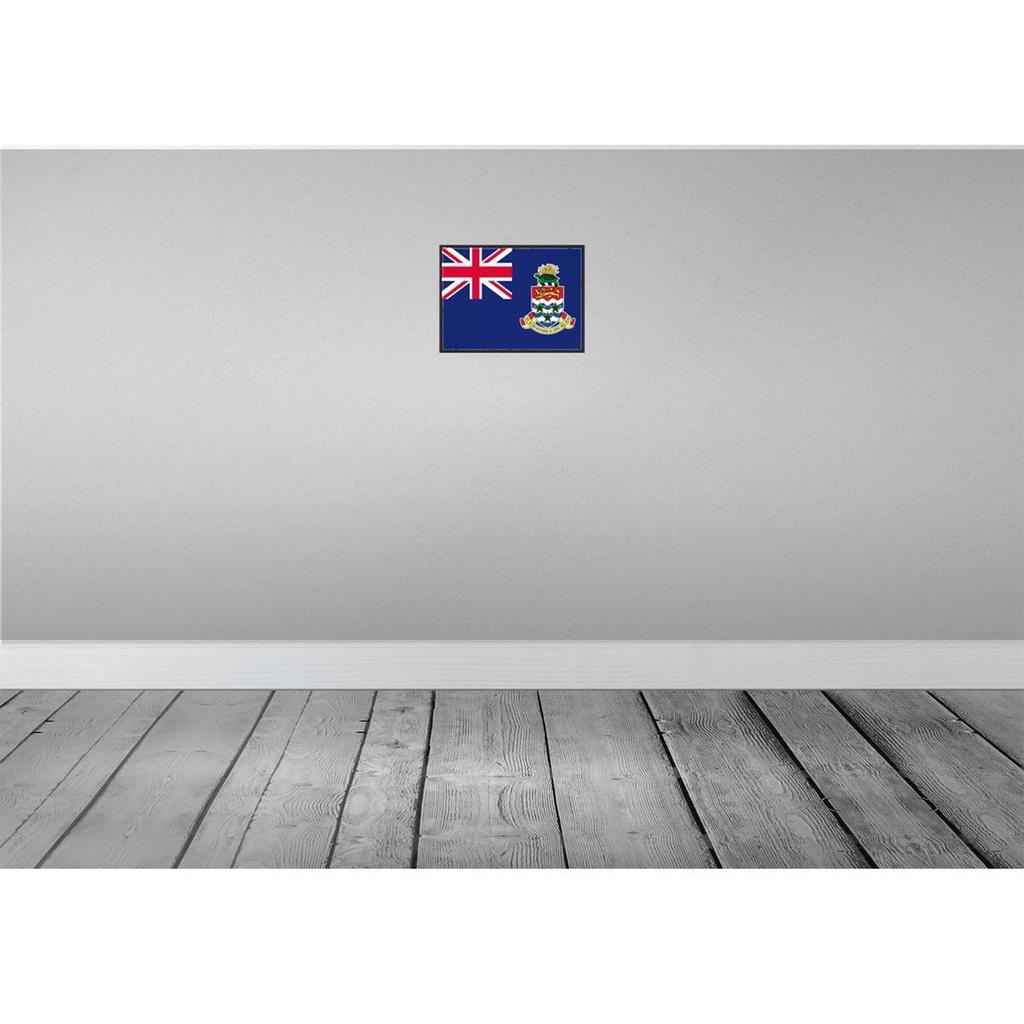 [LA-115543-H] Holzschild 20x30 cm Cayman Islands Flagge Fahne Wappen Bild 2