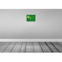 [LA-115549-2030] Blechschild 20x30 cm Kokosinseln Cocos Islands Flagge Fahne Wappen Bild 2