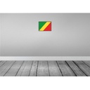 [LA-115552-2030] Blechschild 20x30 cm Kongo the Congo Flagge Fahne Wappen Bild 2