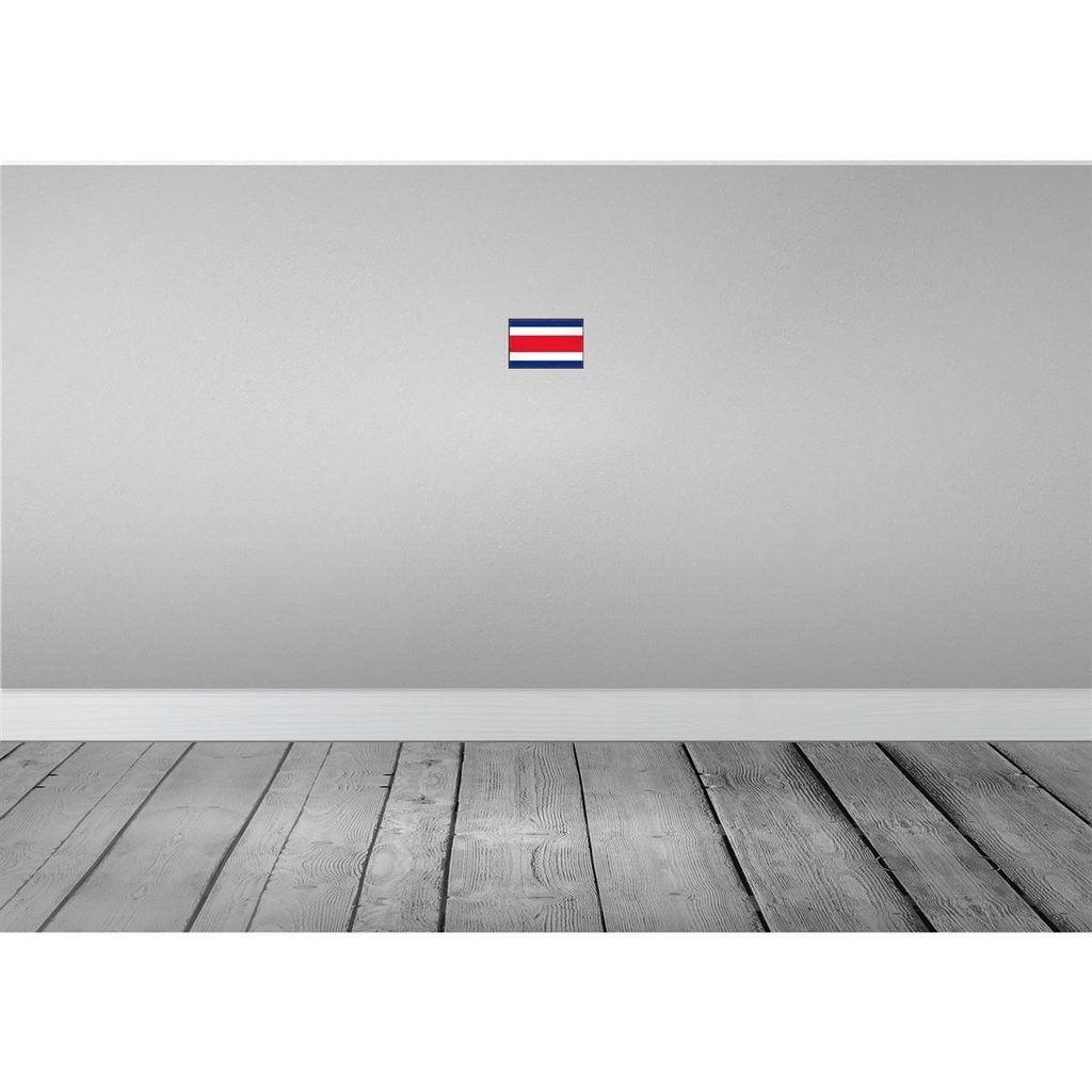 [LA-115554-1812] Blechschild 12x18 cm Costa Ricas Rica Amerika USA Flagge Fahne Wappen Bild 2