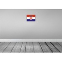 [LA-115555-H] Holzschild 20x30 cm Kroatiens Croatia Flagge Fahne Wappen Bild 2