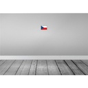 [LA-115558-1812-H] Holzschild 12x18 cm Tschechiens Czech Republic Flagge Fahne Wappen Bild 2