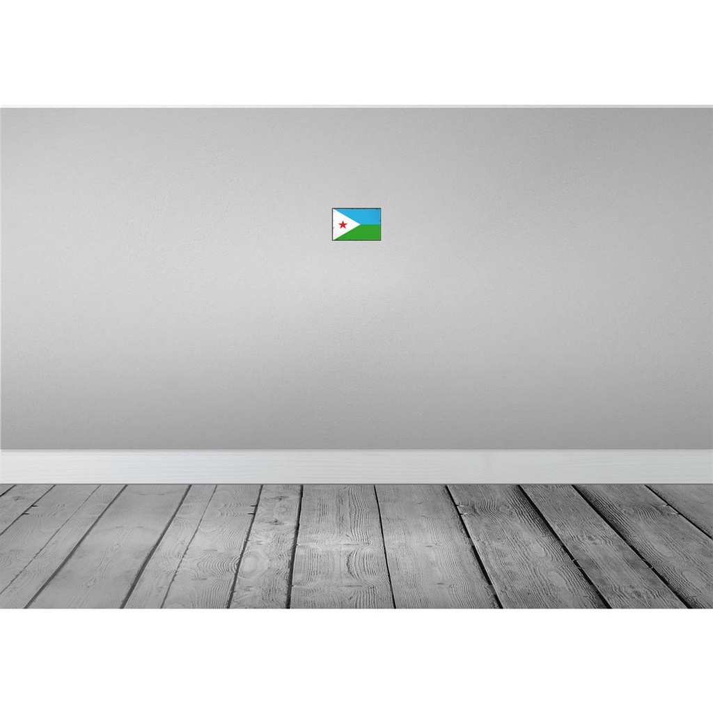 [LA-115561-1812] Blechschild 12x18 cm Dschibutis Djibouti Flagge Fahne Wappen Bild 2