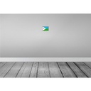 [LA-115561-1812] Blechschild 12x18 cm Dschibutis Djibouti Flagge Fahne Wappen Bild 2