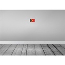 [LA-115564-1812-H] Holzschild 12x18 cm Osttimors East Timor Flagge Fahne Wappen Bild 2