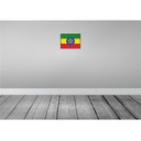 [LA-115572-2030] Blechschild 20x30 cm Äthiopiens Ethiopia Flagge Fahne Wappen Bild 2