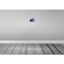 [LA-115573-1812-H] Holzschild 12x18 cm Falklandinseln Flagge Fahne Wappen Bild 2