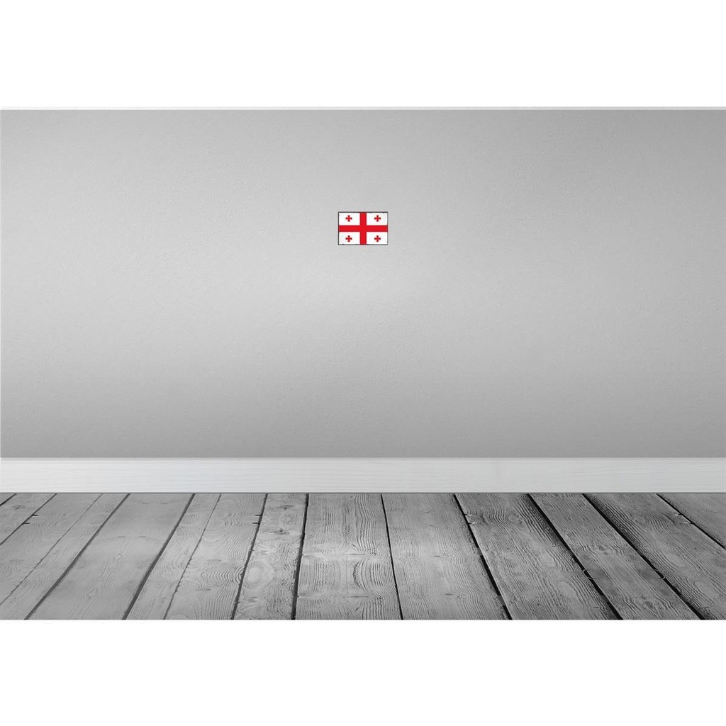 [LA-115581-1812] Blechschild 12x18 cm Georgiens Georgia Flagge Fahne Wappen Bild 2
