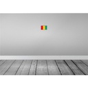 [LA-115591-1812] Blechschild 12x18 cm Guineas Guinea Flagge Fahne Wappen Bild 2