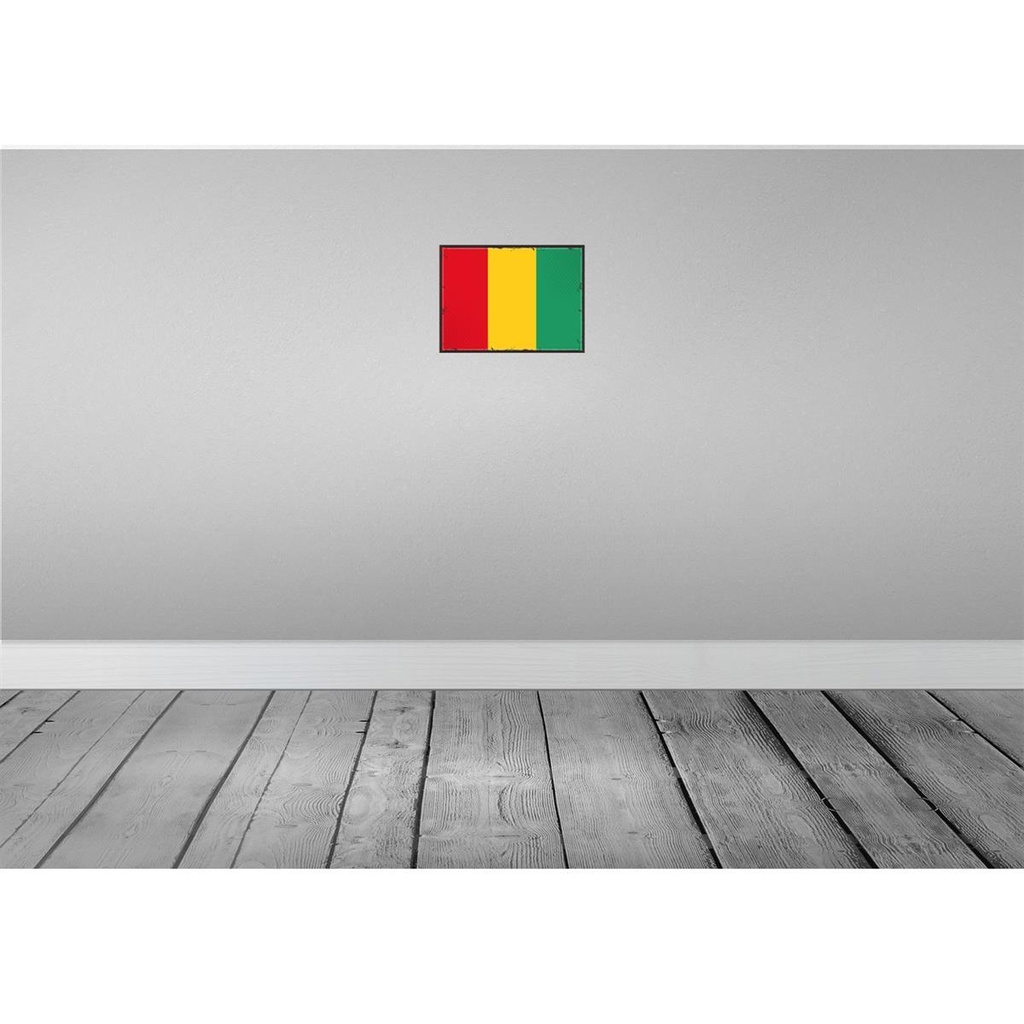 [LA-115591-2030] Blechschild 20x30 cm Guineas Guinea Flagge Fahne Wappen Bild 2