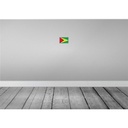 [LA-115593-1812-H] Holzschild 12x18 cm Guyanas Guyana Flagge Fahne Wappen Bild 2
