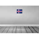[LA-115599-2030] Blechschild 20x30 cm Islands Iceland Flagge Fahne Wappen Bild 2