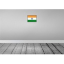 [LA-115600-H] Holzschild 20x30 cm Indiens India Flagge Fahne Wappen Bild 2
